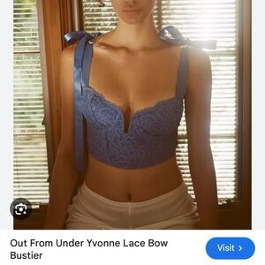 Urban Outfitters Ribbon Corset